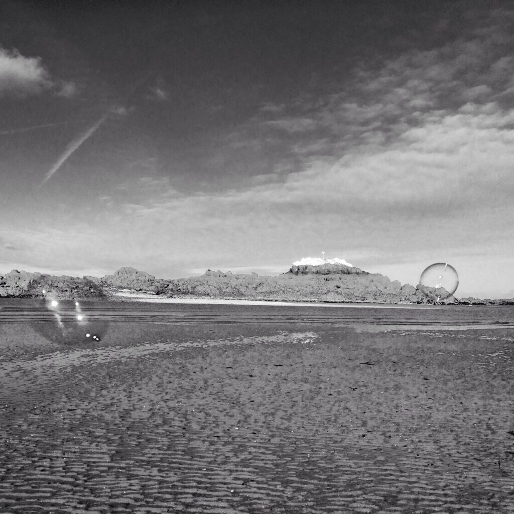 photo plage bulle