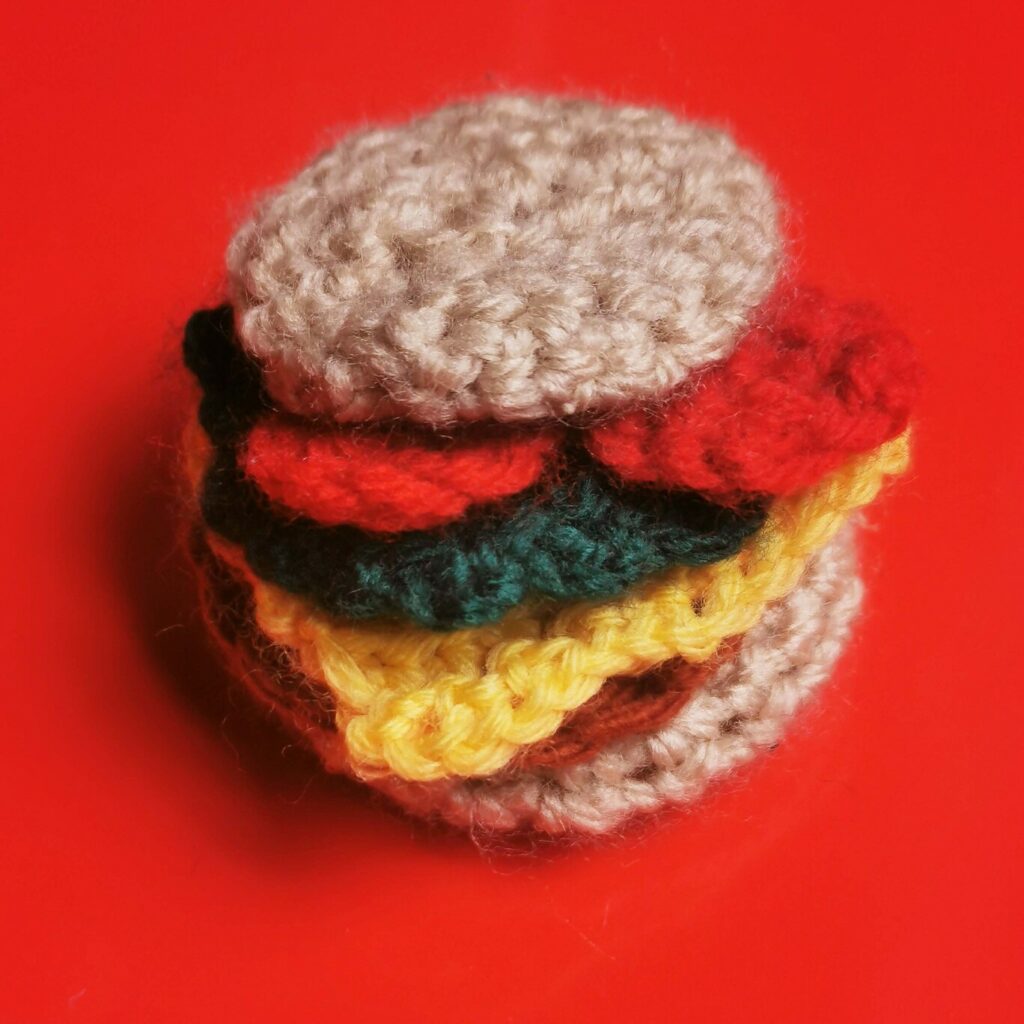 Burger crochet