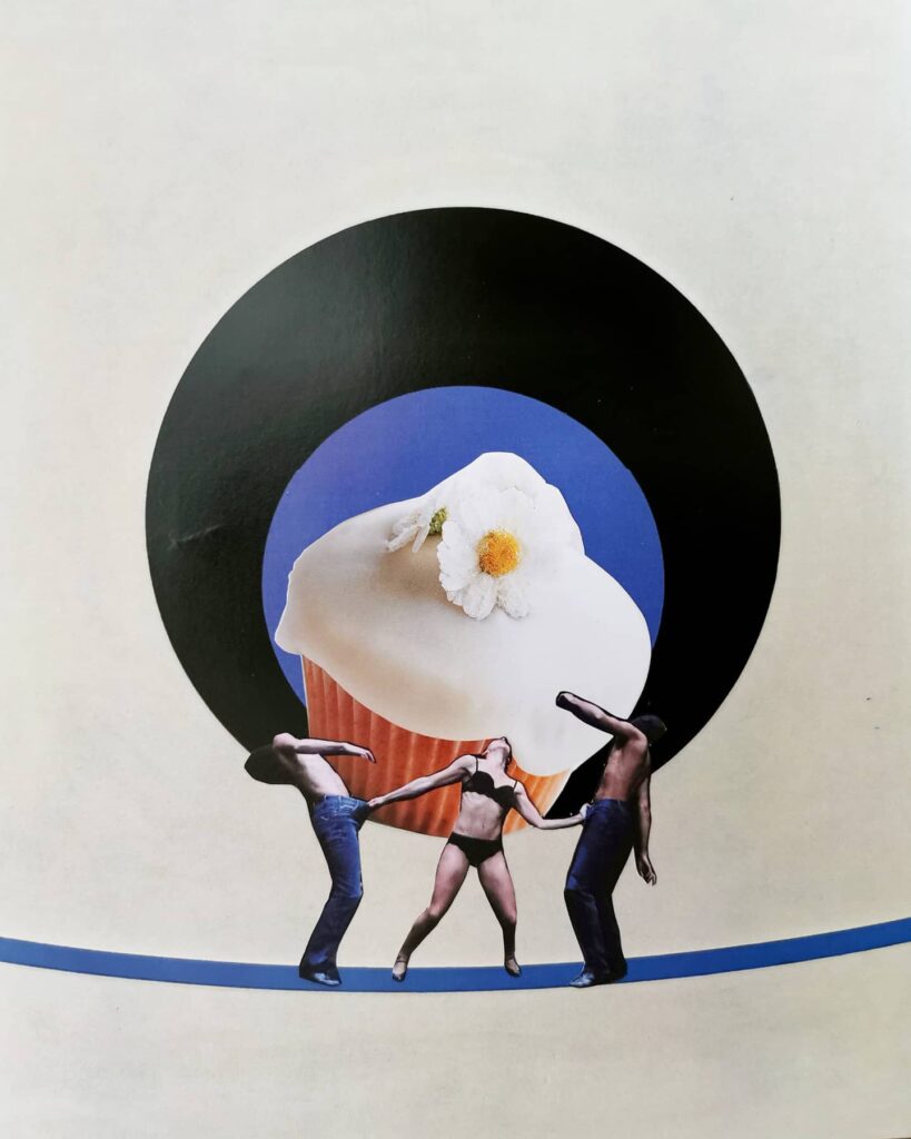 collage art food