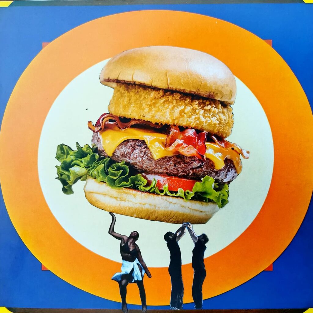 collage art food