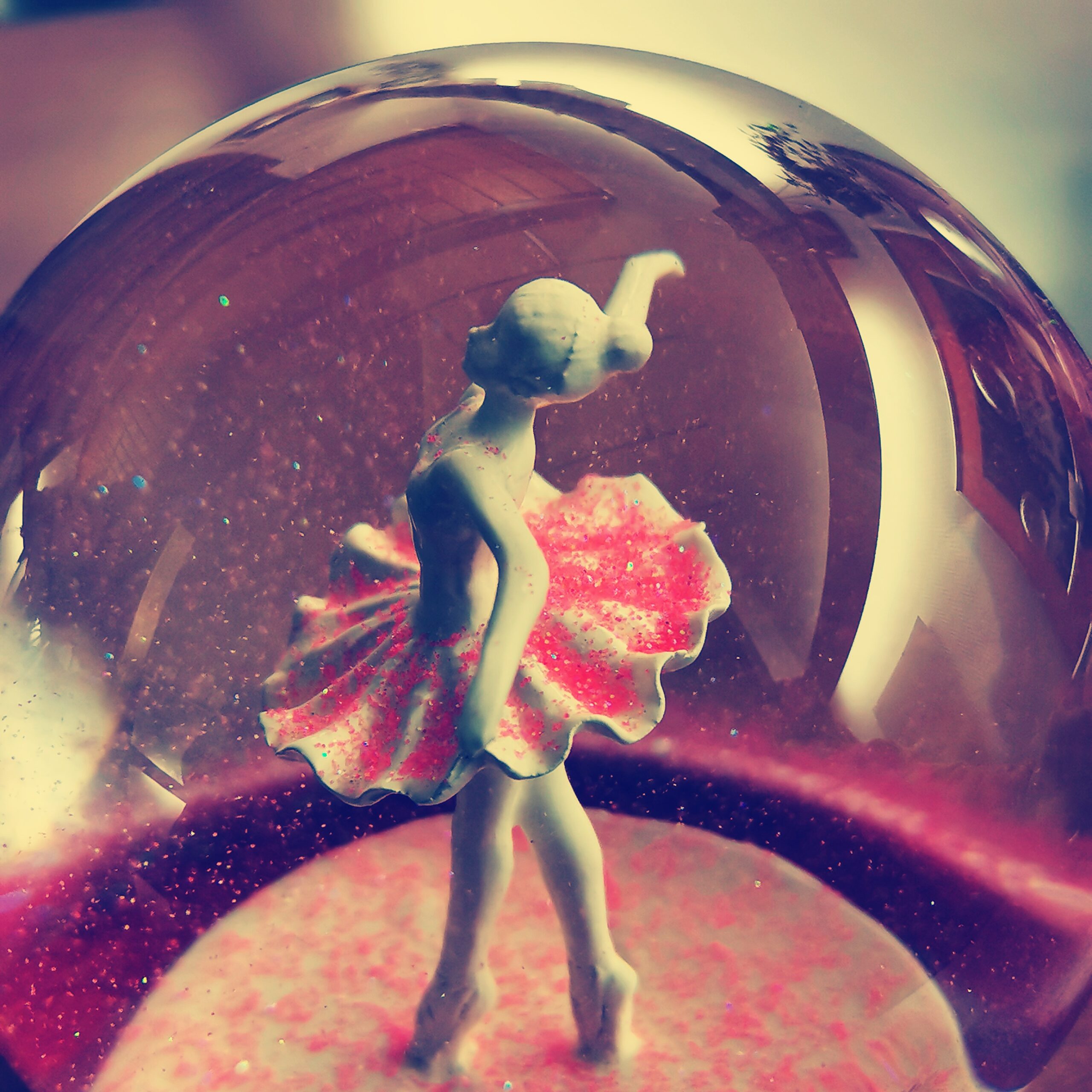 danseuse boule neige
