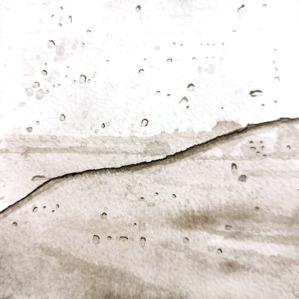 encre goutte