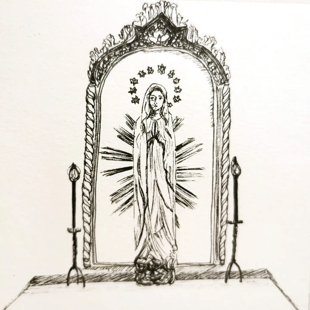 dessin encre de chine