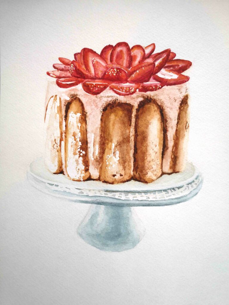 aquarelle peinture charlotte