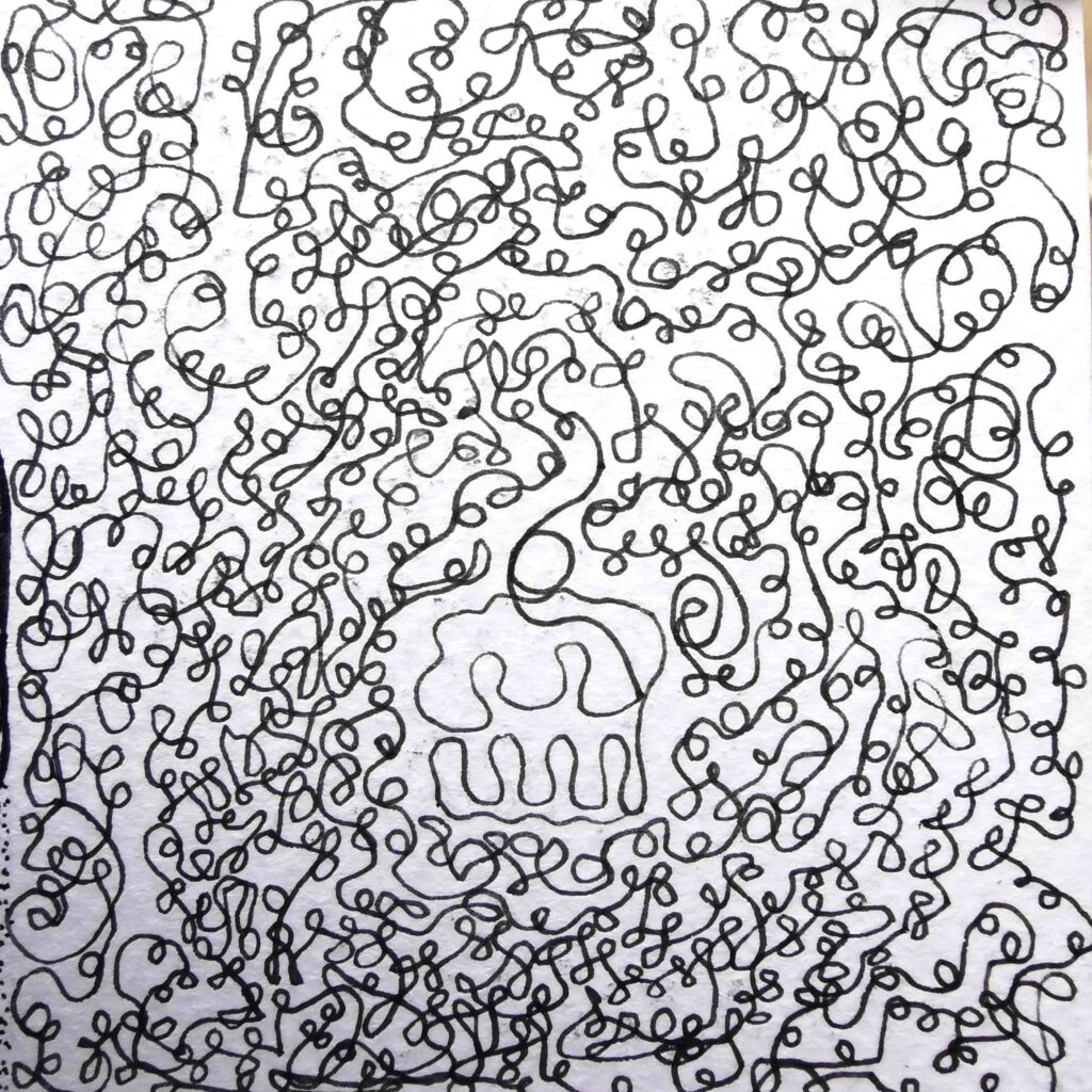 dessin muffin trait