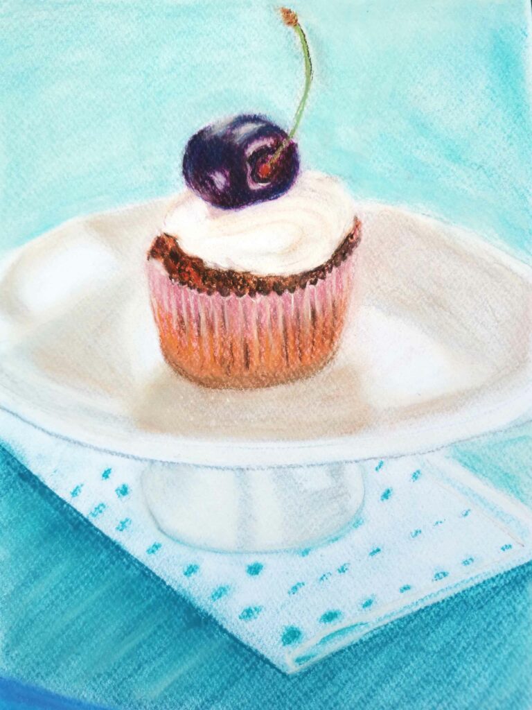 muffin cerise pastels secs