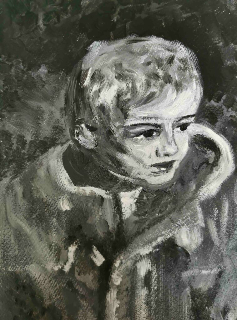 portrait enfant peinture