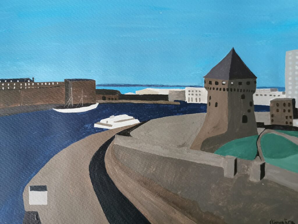 tour tanguy brest acrylique